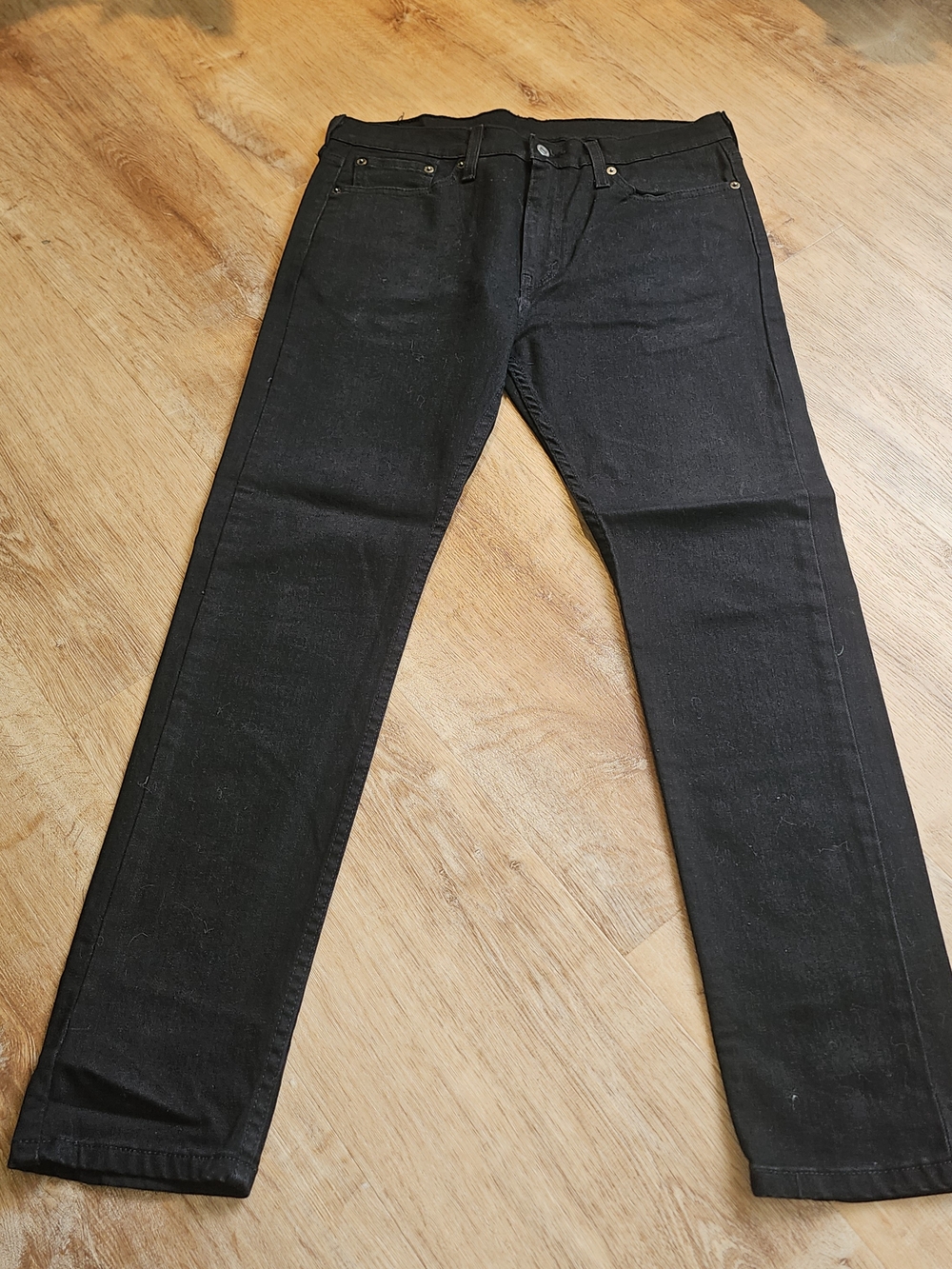 Levi's 510 Skinny Fit black denim jeans 33x30 Mens NWOT